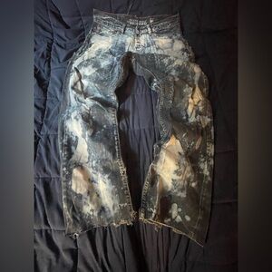 Custom Bleached Vintage Guess Jeans